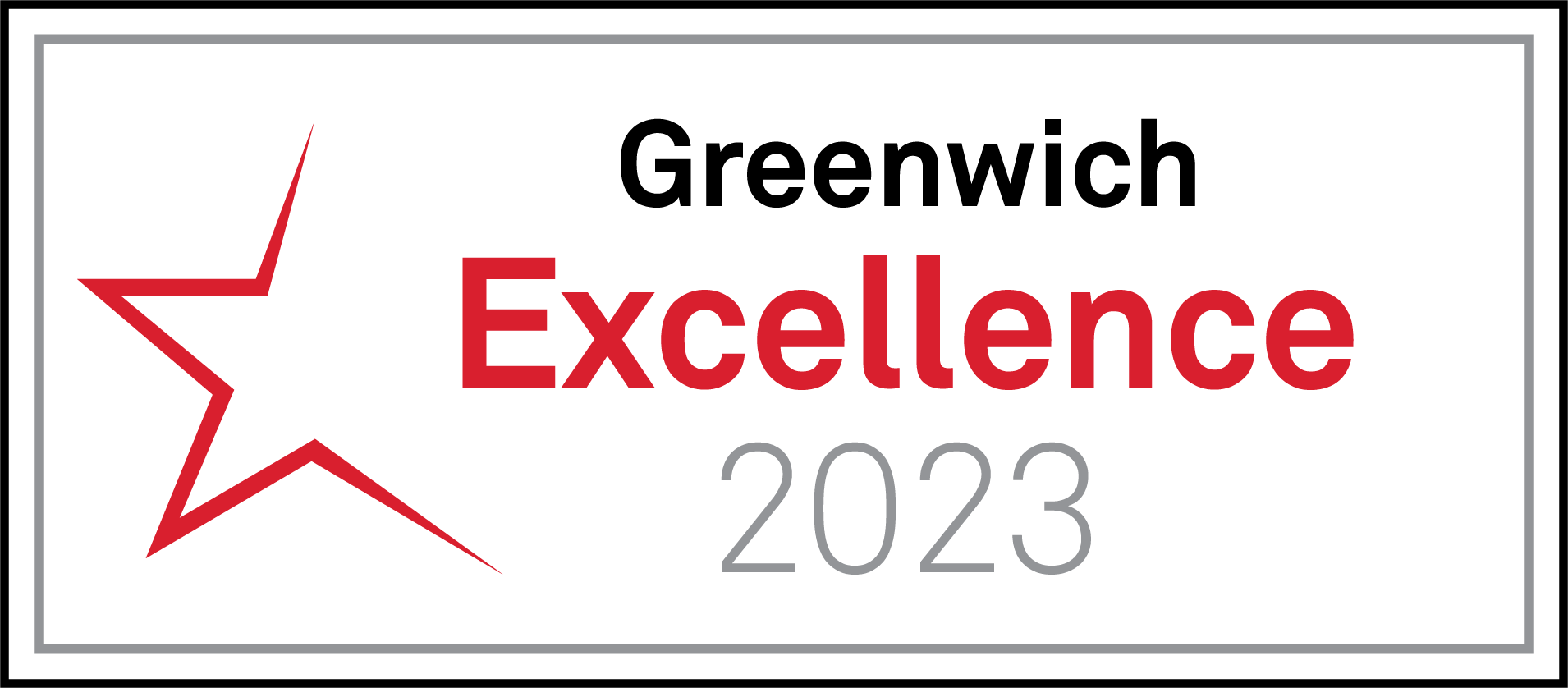 Greenwich excellence award logo