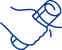 hand holding paper icon