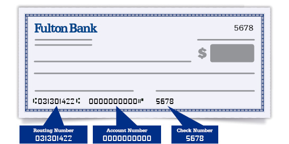 Fulton Bank Routing Number | Fulton Bank